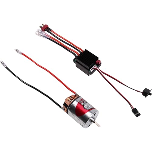 Fangxuee Komplettes 540 Gebürstetes Motor System mit 320A Wasserdichtem ESC für 1/10 RC Crawler Auto Axial SCX10 40T Fangxuee Komplettes 540 Gebürstetes Motor System mit 320A Wasserdichtem ESC für 1/10 RC Crawler Auto Axial SCX10 40T von Fangxuee