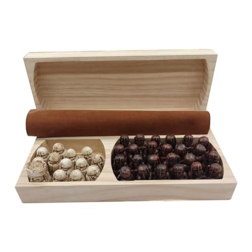 Fangxuee Luxus-Reiseschachspiel - Schachbrett und Figuren Aus Kunstharz, Tragbares Strategiespiel, Ideal für Unterwegs. Fangxuee Luxus-Reiseschachspiel - Schachbrett und Figuren Aus Kunstharz, Tragbares Strategiespiel, Ideal für Unterwegs. von Fangxuee