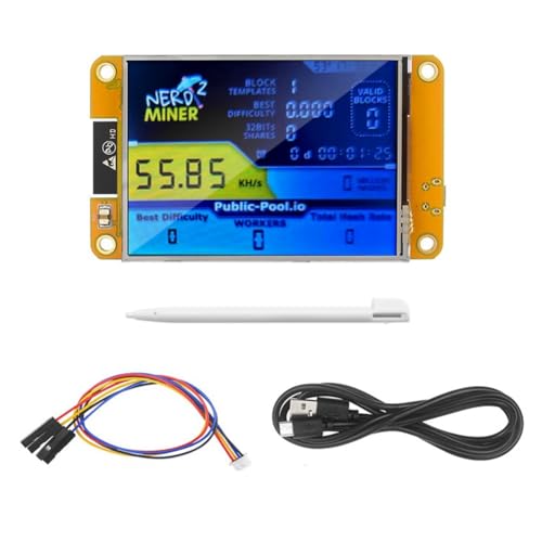 Fangxuee NerdMiner 2 Miner 55-60KH/S 2,8 Display BTC Solo Lotterie Miner Bitcoin BTC Miner Solo Nerd Miner Fangxuee NerdMiner 2 Miner 55-60KH/S 2,8 Display BTC Solo Lotterie Miner Bitcoin BTC Miner Solo Nerd Miner von Fangxuee