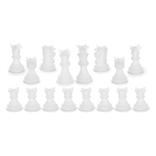 Fangxuee Schach für Harzform 16pcs Schach Silikonform für Epoxidschachtelkristallformen für Geburtstagsharzprojekte Fangxuee Schach für Harzform 16pcs Schach Silikonform für Epoxidschachtelkristallformen für Geburtstagsharzprojekte von Fangxuee