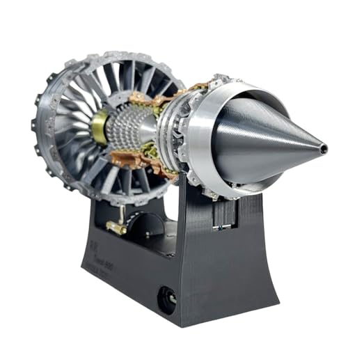 Fangxuee TR-900 Simulation Turbofan-Triebwerk Modell Spielzeug Luftfahrt-Fan Sammlerstücke Statische Anzeige Ornamente Geschenke 25CM von Fangxuee