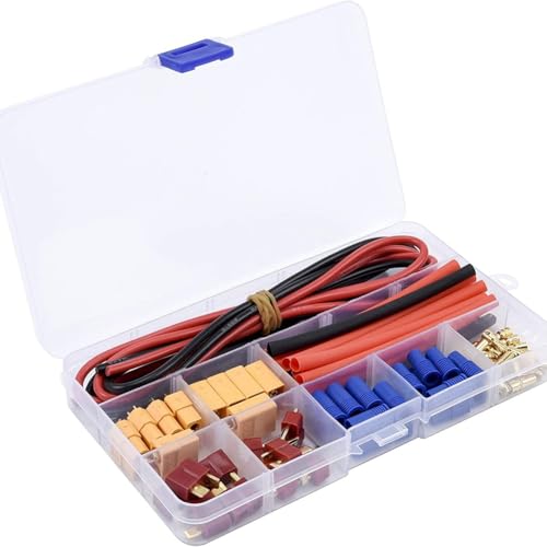 Fangxuee Universal T Stecker, und EC3 Stecker Set mit 14AWG Silikonverkabelung für RC FPV Drohnen Fangxuee Universal T Stecker, und EC3 Stecker Set mit 14AWG Silikonverkabelung für RC FPV Drohnen von Fangxuee