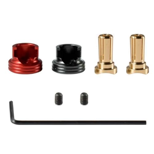 Fangxuee Welding-Freie Metallkühlkörper-Bananenstecker Set mit Hartem Gehäuse für RC-Lipo-Batterie, RC-Drohne, Flugzeugmodell, Auto-Tools 5mm Fangxuee Welding-Freie Metallkühlkörper-Bananenstecker Set mit Hartem Gehäuse für RC-Lipo-Batterie, RC-Drohne, Flugzeugmodell, Auto-Tools 5mm von Fangxuee
