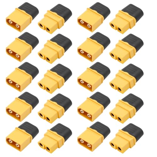 Fangxuee XT60H Männliche und Weibliche Stecker XT60H -Stecker für Fernbedienungsflugzeuge und Autos mit Hülle Fangxuee XT60H Männliche und Weibliche Stecker XT60H -Stecker für Fernbedienungsflugzeuge und Autos mit Hülle von Fangxuee