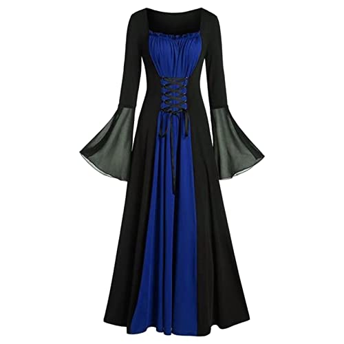 Fannyfuny Korsett Kleid Damen Sommer Mittelalterliche Viktorianischen Halloween Karneval Kostüm Mittelalter Kostüme Party Kostüm Cosplay Kostüm Brautkleider Für Halloween Karneval Kostüm von Fannyfuny