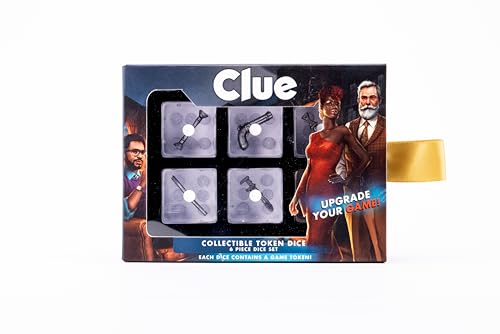 FanRoll Clue 22 mm übergroßes Würfel-Set: Waffeneinschlüsse von Fanroll