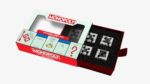 FanRoll Monopoly 22 mm übergroßes Würfel-Set: Spielsteineinschlüsse von Fanroll