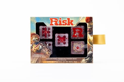 FanRoll Risk 22 mm übergroßes Würfel-Set: Offense- und Verteidigungswürfel von Fanroll