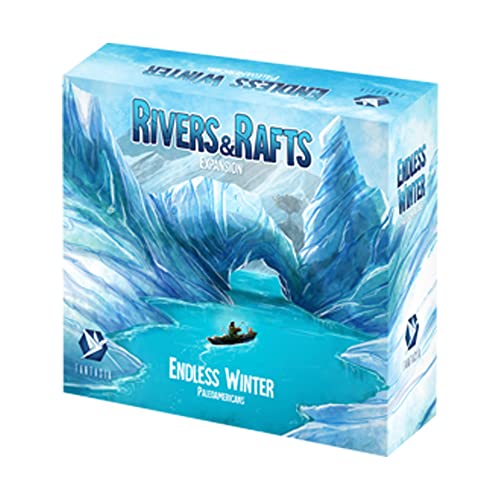 Endless Winter Paleoamericans Rivers & Rafts Brettspiel-Erweiterung, prähistorisches Strategiespiel für Erwachsene und Kinder, hergestellt von Fantasia Games von Fantasia Games