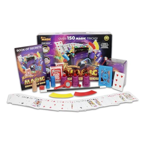 Fantasma Most Incredible Show Magic Set-150+ Tricks (6006) - Classic Beginner's Magic Kit for Boys and Girls 6 and Older, Blue von Fantasma