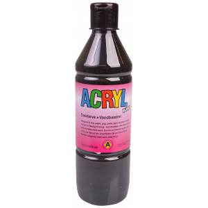 Fantasy Color Hobbyfarbe/Acrylfarbe Primär schwarz 500ml von Fantasy Color