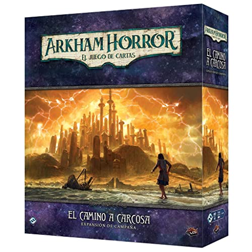 Fantasy Flight Games Arkham Horror LCG AHC68ES – Der Weg nach Carcosa Exp. Kampagne – Kartenspiel auf Spanisch von Fantasy Flight Games