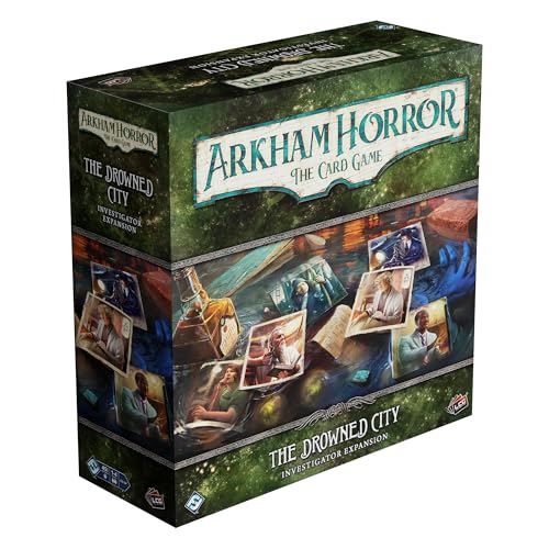 Arkham Horror The Card Game The Drowned City Investigator Expansion - Includes Six Unique Investigators! Cooperative LCG, Ages 14+, 1-4 Players, 1-2 Hr Playtime, Made by Fantasy Flight Games von Fantasy Flight Games