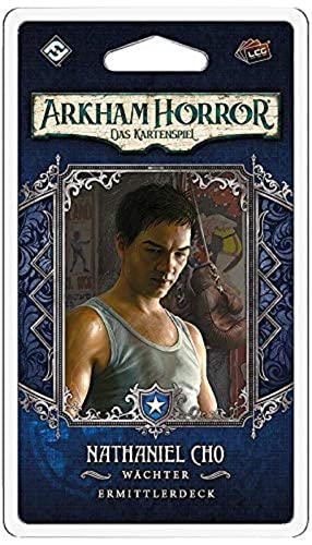 Fantasy Flight Games, Arkham Horror: LCG – Nathaniel Cho, Erweiterung, Expertenspiel, Kartenspiel, 1-4 Spieler, Ab 14+ Jahren, 45+ Minuten, Deutsch, Mehrfarbig, Bunt von Fantasy Flight Games