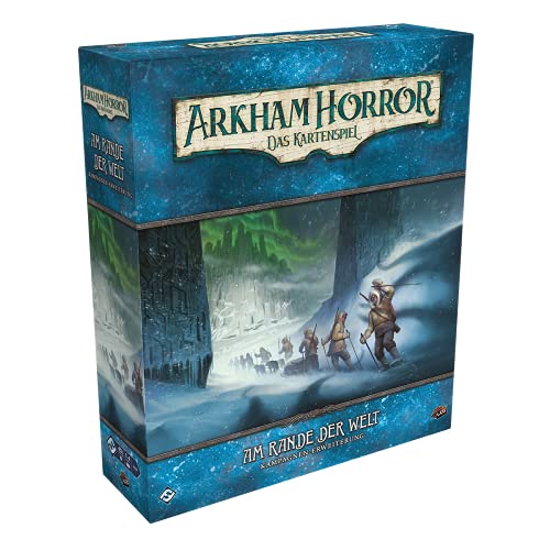 Fantasy Flight Games, Arkham Horror: LCG – Am Rande der Welt, Kampagnen-Erweiterung, Expertenspiel, Kartenspiel, 1-4 Spieler, Ab 14+ Jahren, 45+ Minuten, Deutsch, Mehrfarbig, Bunt von Fantasy Flight Games