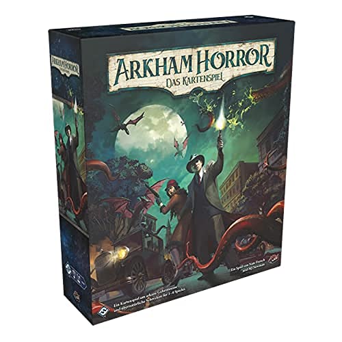 Fantasy Flight Games, Arkham Horror: LCG, Grundspiel, Expertenspiel, Kartenspiel, 1-4 Spieler, Ab 14+ Jahren, 45+ Minuten, Deutsch, Mehrfarbig, Bunt von Fantasy Flight Games