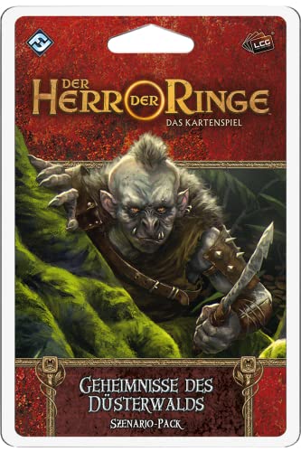 Fantasy Flight Games, Der Herr der Ringe: LCG – Geheimnisse des Düsterwalds, Erweiterung, Expertenspiel, Kartenspiel, 1-4 Spieler, Ab 14+ Jahren, 30+ Minuten je Spieler, Deutsch von Fantasy Flight Games