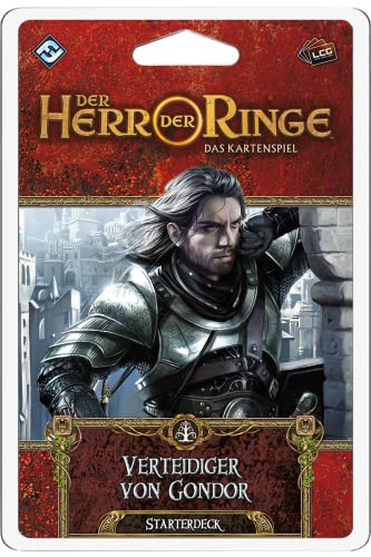 Fantasy Flight Games, Der Herr der Ringe: LCG – Verteidiger von Gondor, Starterdeck, Expertenspiel, Kartenspiel, 1-4 Spieler, Ab 14+ Jahren, 30+ Minuten je Spieler, Deutsch von Fantasy Flight Games