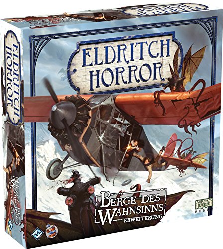 Fantasy Flight Games, Eldritch Horror – Berge des Wahnsinns, Erweiterung, Expertenspiel, Strategiespiel, 1-8 Spieler, Ab 14+ Jahren, 120+ Minuten, Deutsch von Fantasy Flight Games