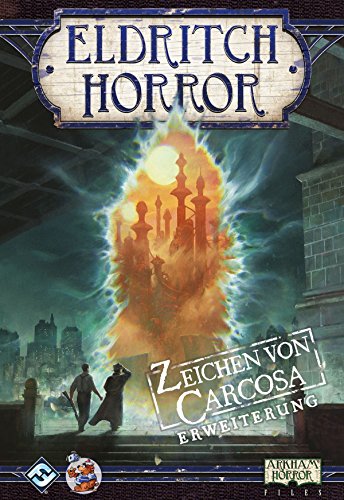 Fantasy Flight Games, Eldritch Horror – Zeichen von Carcosa, Erweiterung, Expertenspiel, Strategiespiel, 1-8 Spieler, Ab 14+ Jahren, 120+ Minuten, Deutsch von Fantasy Flight Games