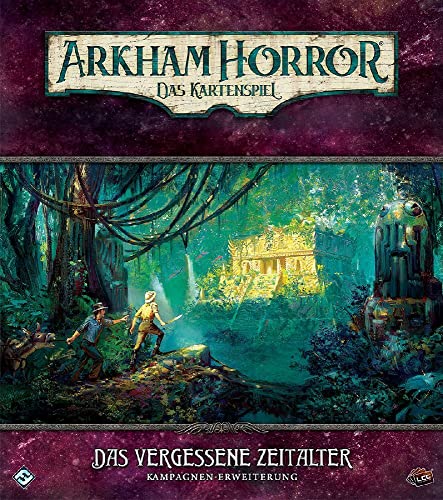 Fantasy Flight Games, Arkham Horror: LCG – Das vergessene Zeitalter, Kampagnen-Erweiterung, Expertenspiel, Kartenspiel, 1-4 Spieler, Ab 14+ Jahren, 45 Minuten je Spieler, Deutsch von Fantasy Flight Games