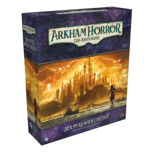 Fantasy Flight Games, Arkham Horror: LCG – Der Pfad nach Carcosa, Kampagnen-Erweiterung, Expertenspiel, Kartenspiel, 1-4 Spieler, Ab 14+ Jahren, 45+ Minuten, Deutsch von Fantasy Flight Games