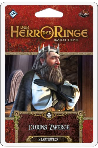 Fantasy Flight Games, Der Herr der Ringe: LCG – Durins Zwerge, Starterdeck, Expertenspiel, Kartenspiel, 1-4 Spieler, Ab 14+ Jahren, 30+ Minuten je Spieler, Deutsch von Fantasy Flight Games