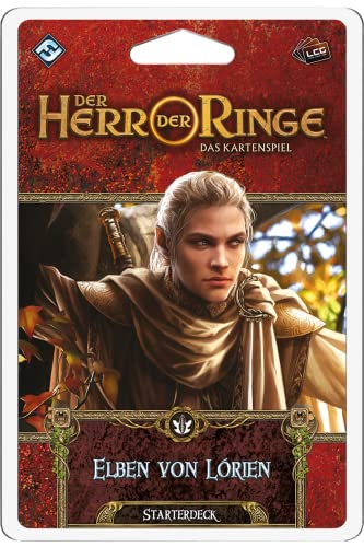 Fantasy Flight Games, Der Herr der Ringe: LCG – Elben von Lórien, Starterdeck, Expertenspiel, Kartenspiel, 1-4 Spieler, Ab 14+ Jahren, 30+ Minuten je Spieler, Deutsch von Fantasy Flight Games