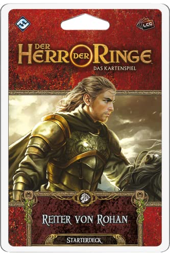 Fantasy Flight Games, Der Herr der Ringe: LCG – Reiter von Rohan, Starterdeck, Expertenspiel, Kartenspiel, 1-4 Spieler, Ab 14+ Jahren, 30+ Minuten je Spieler, Deutsch von Fantasy Flight Games