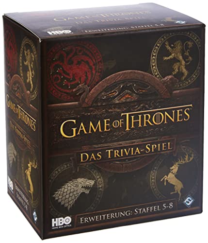 Asmodee Fantasy Flight Games FFGD0171 Game of Thrones: Das Trivia-Spiel - Episode 5-8 - Erweiterung, Experten-Spiel, Deutsch von Fantasy Flight Games