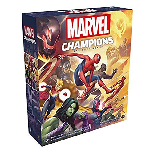 Fantasy Flight Games, Marvel Champions: LCG, Grundspiel, Expertenspiel, Kartenspiel, 1-4 Spieler, Ab 14+ Jahren, 60+ Minuten, Deutsch, Mehrfarbig, Bunt von Fantasy Flight Games