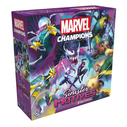 Fantasy Flight Games, Marvel Champions: LCG – Sinister Motives, Kampagnen-Erweiterung, Expertenspiel, Kartenspiel, 1-4 Spieler, Ab 14+ Jahren, 60+ Minuten, Deutsch von Fantasy Flight Games