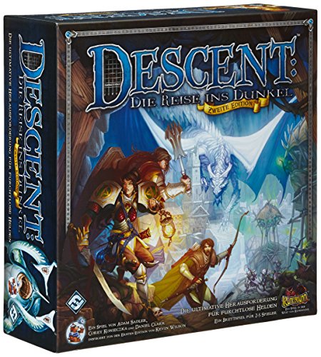 Asmodee HEI0600 - Descent: Die Reise ins Dunkel, 2. Edition von Fantasy Flight Games