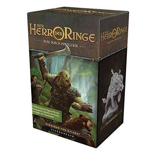 Fantasy Flight Games, Der Herr der Ringe: Reise durch Mittelerde – Schurken von Eriador, Erweiterung, Expertenspiel, Dungeon Crawler, 1-5 Spieler, Ab 14+ Jahren, 60 Minuten, Deutsch von Fantasy Flight Games