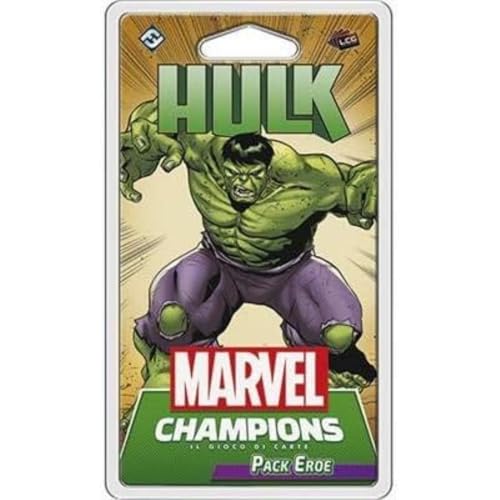 Fantasy Flight Games, Marvel Champions Das Kartenspiel: Hulk, Pack Held, Erweiterung, Brettspiel, italienische Ausgabe von Fantasy Flight Games