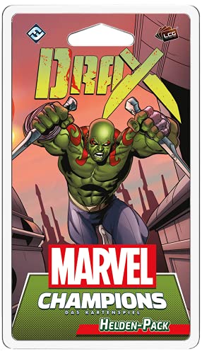 Fantasy Flight Games, Marvel Champions: LCG – Drax, Helden-Erweiterung, Expertenspiel, Kartenspiel, 1-4 Spieler, Ab 14+ Jahren, 60+ Minuten, Deutsch, Mehrfarbig, Bunt von Fantasy Flight Games