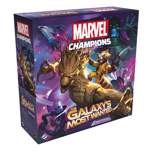 Fantasy Flight Games, Marvel Champions: LCG – Galaxy's Most Wanted, Kampagnen-Erweiterung, Expertenspiel, Kartenspiel, 1-4 Spieler, Ab 14+ Jahren, 60+ Minuten, Deutsch von Fantasy Flight Games