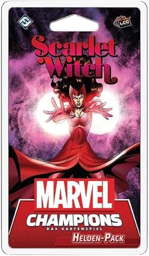 Fantasy Flight Games, Marvel Champions: LCG – Scarlet Witch, Helden-Erweiterung, Expertenspiel, Kartenspiel, 1-4 Spieler, Ab 14+ Jahren, 60+ Minuten, Deutsch, Mehrfarbig, Bunt von Fantasy Flight Games