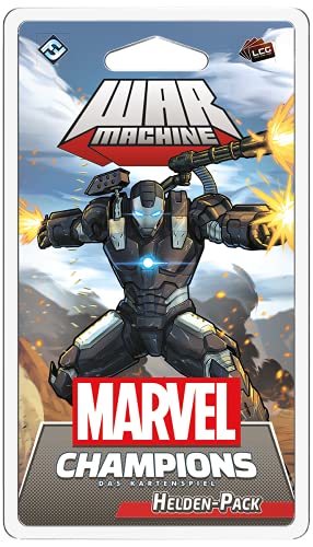 Fantasy Flight Games, Marvel Champions: LCG – War Machine, Helden-Erweiterung, Expertenspiel, Kartenspiel, 1-4 Spieler, Ab 14+ Jahren, 60+ Minuten, Deutsch von Fantasy Flight Games