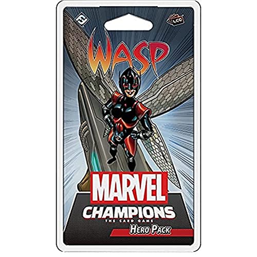 Fantasy Flight Games, Marvel Champions: LCG – Wasp, Helden-Erweiterung, Expertenspiel, Kartenspiel, 1-4 Spieler, Ab 14+ Jahren, 60+ Minuten, Deutsch, Mehrfarbig, Bunt von Fantasy Flight Games