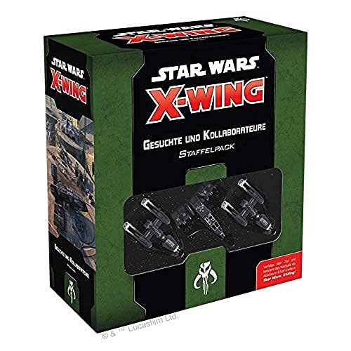 Atomic Mass Games, Star Wars: X-Wing 2. Edition – Gesuchte und Kollaborateure, Erweiterung, Tabletop, 2 Spieler, Ab 14+ Jahren, 45+ Minuten, Deutsch von Atomic Mass Games