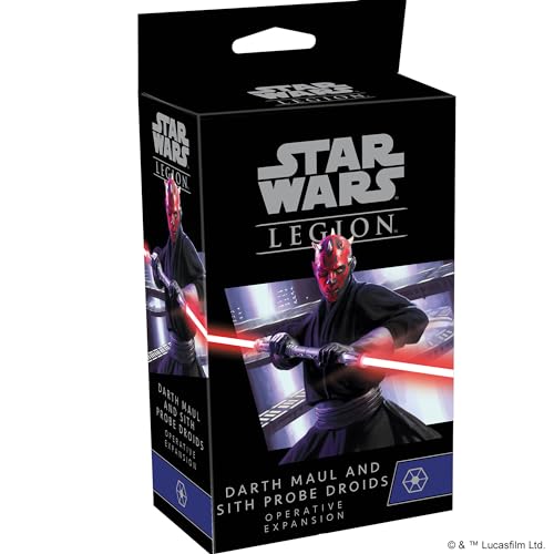 Atomic Mass Games, Star Wars Legion: Separatist Alliance Expansions: Darth Maul and Sith Probe Droids Operative, Unit Expansion, Miniatures Game, Ages 14+, 2 Players, 90 Minutes Playing Time von Atomic Mass Games