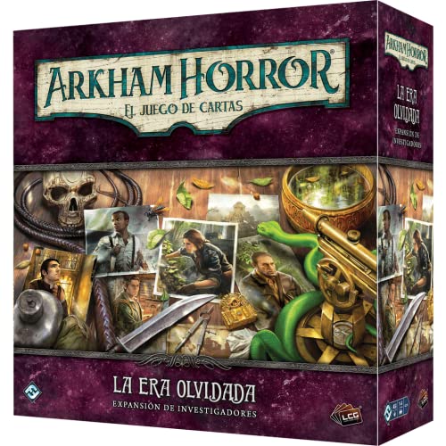 Fantasy Flight Games, Arkham Horror LCG, Das vergessene Zeitalter: Expansion, Forscher, Kartenspiel auf Spanisch von Fantasy Flight Games