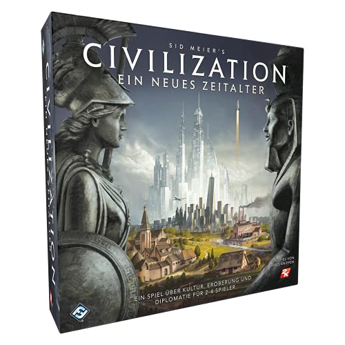 Fantasy Flight Games, Civilization: Ein neues Zeitalter, Grundspiel, Expertenspiel, Brettspiel, 2-4 Spieler, Ab 14+ Jahren, 120+ Minuten, Deutsch von Fantasy Flight Games