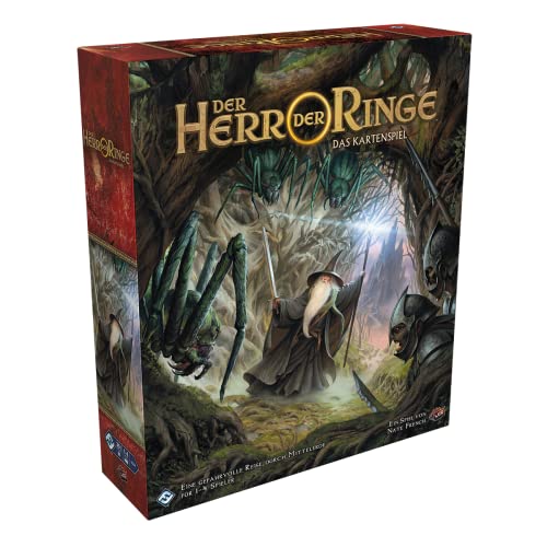 Fantasy Flight Games, Der Herr der Ringe: LCG, Grundspiel, Expertenspiel, Kartenspiel, 1-4 Spieler, Ab 14+ Jahren, 30+ Minuten je Spieler, Deutsch, Mehrfarbig, Bunt von Fantasy Flight Games