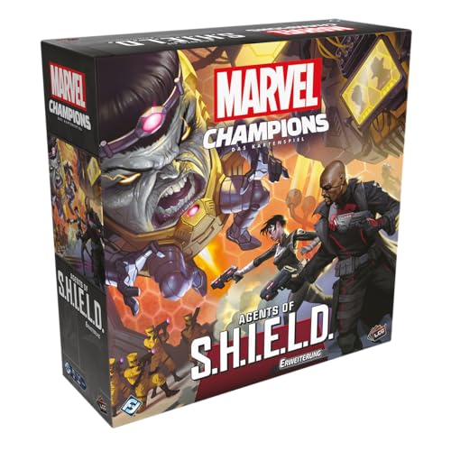 Fantasy Flight Games, Marvel Champions: LCG – Agents of S.H.I.E.L.D, Kampagnen-Erweiterung, Expertenspiel, Kartenspiel, 1-4 Spieler, Ab 12+ Jahren, 30 Minuten je Spieler, Deutsch von Fantasy Flight Games