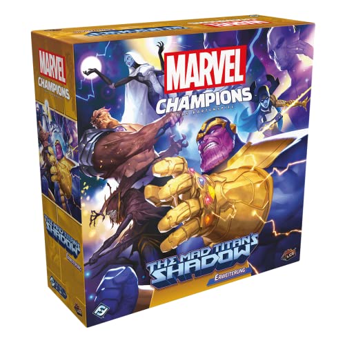 Fantasy Flight Games, Marvel Champions: LCG – The Mad Titan's Shadow, Kampagnen-Erweiterung, Expertenspiel, Kartenspiel, 1-4 Spieler, Ab 12+ Jahren, 60+ Minuten, Deutsch von Fantasy Flight Games