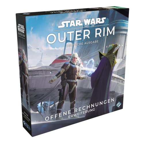 Fantasy Flight Games, Star Wars Outer Rim – Offene Rechnungen, Erweiterung, Expertenspiel, Brettspiel, 1-4 Spieler, Ab 13+ Jahren, 120+ Minuten, Deutsch von Fantasy Flight Games