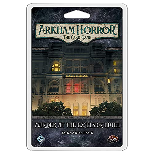 Fantasy Flight Games , Arkham Horror The Card Game: Scenario Pack - 5. Murder at The Excelsior Hotel, Card Game, Ages 14+, 1 to 4 Players, 60 to 120 Minutes Playing Time von Fantasy Flight Games