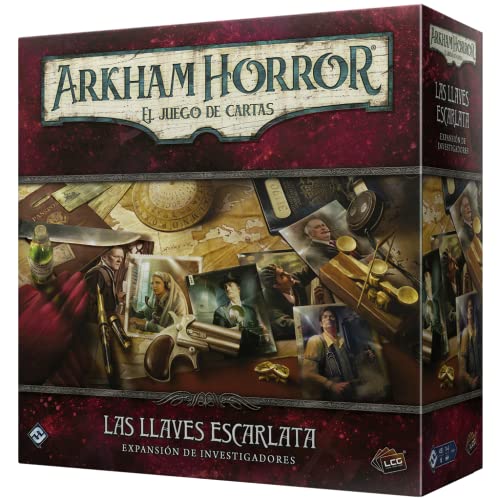 Fantasy Flight Games AHC69ES Arkham Horror LCG – Die Schlüssel Scharlachrot, Forscher – Kartenspiel auf Spanisch von Fantasy Flight Games